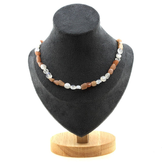 Eclipse Harmony Necklace – Sunstone & Moonstone