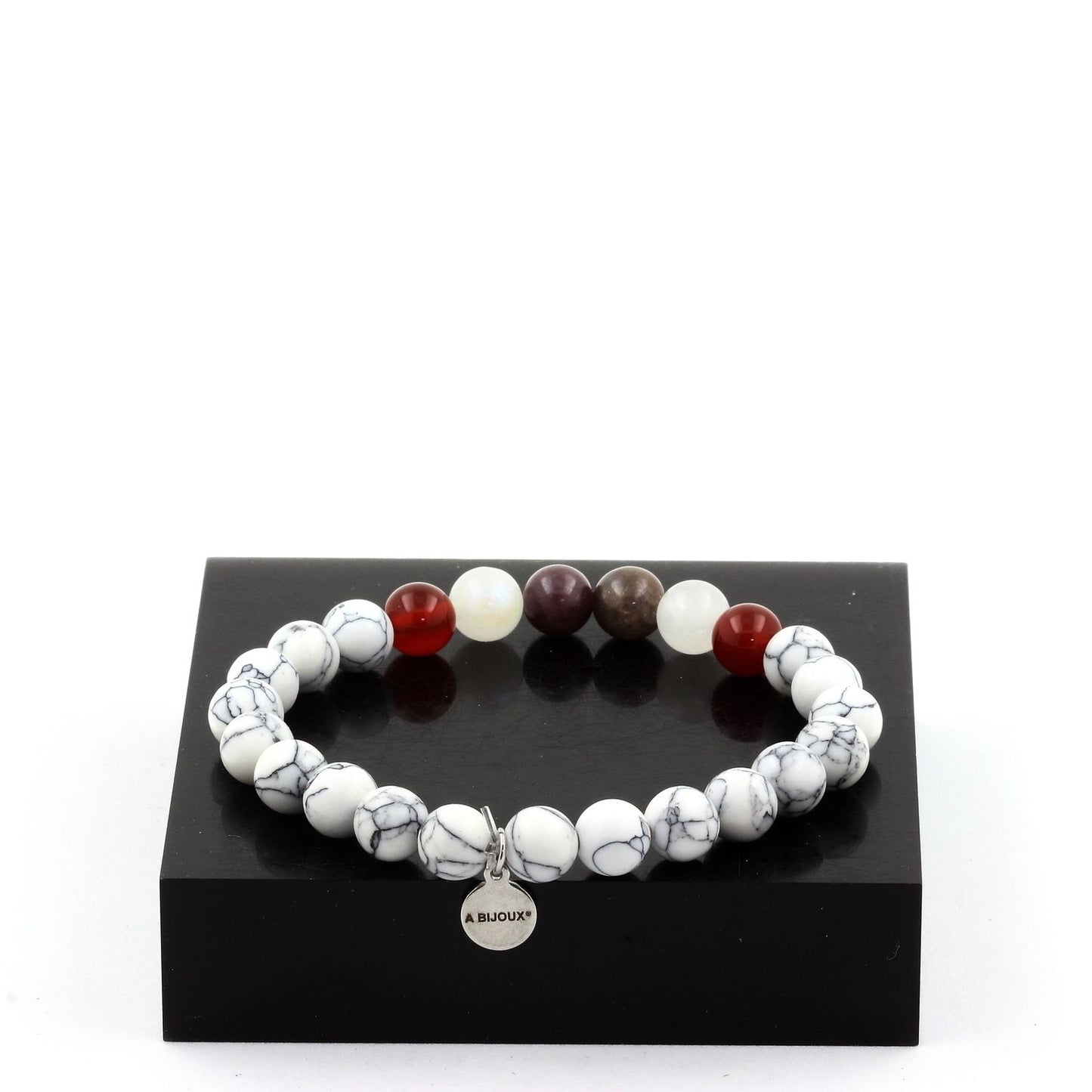 Gemstone Bracelet "Ruby Serenity"