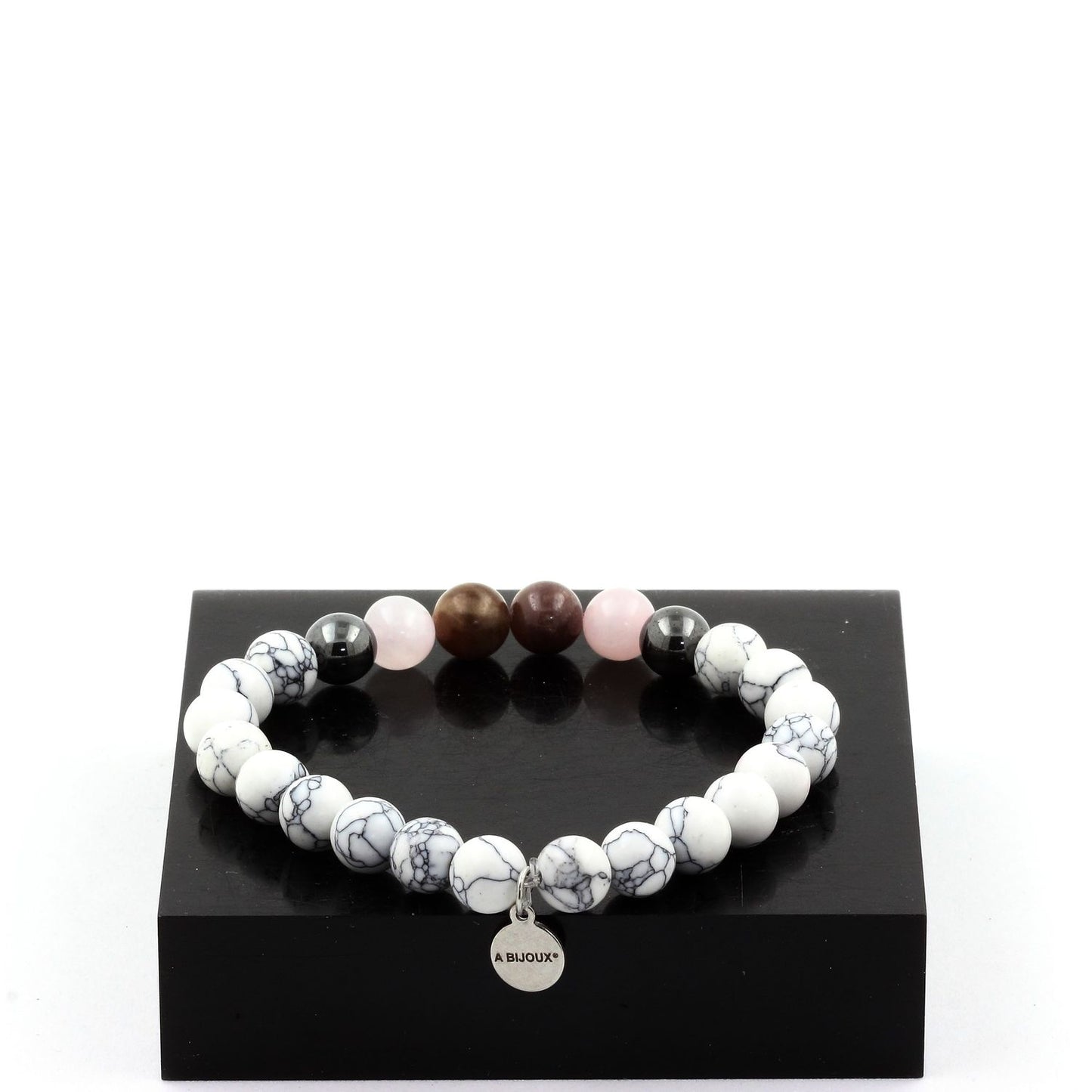 Gemstone Bracelet "Ruby Serenity"