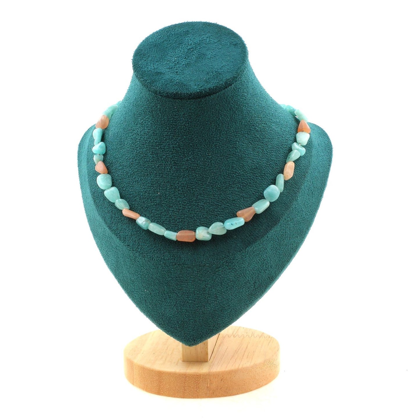 Radiant Harmony Necklace – Sunstone & Amazonite