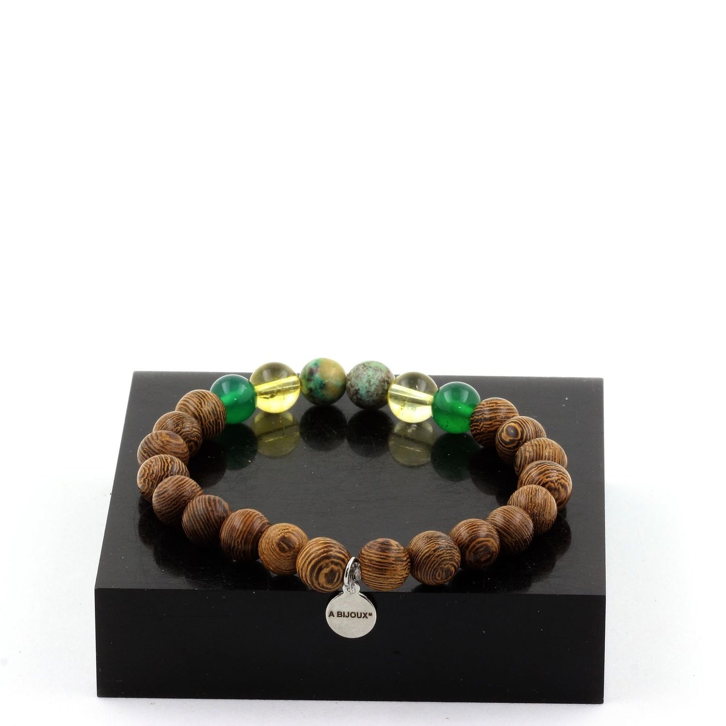 Gemstone Bracelet "Forest Sunrise"