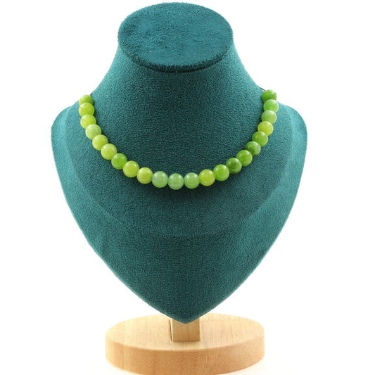 Verdant Glow Necklace – Peridot Elegance