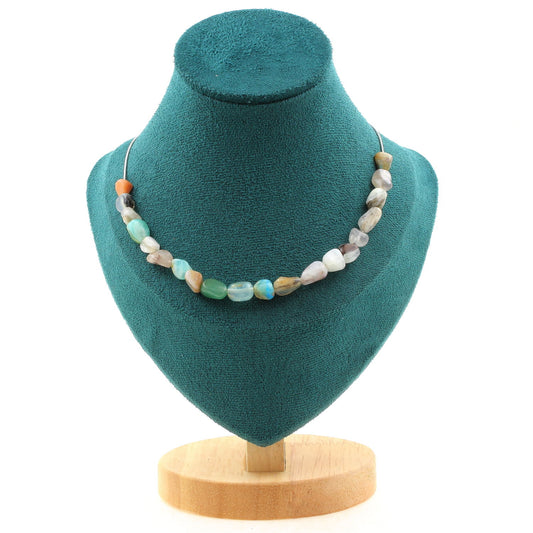 Aurora Opal Necklace – A Symphony of Colors