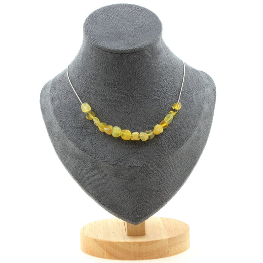 Golden Dawn Necklace – Yellow Opal Beads