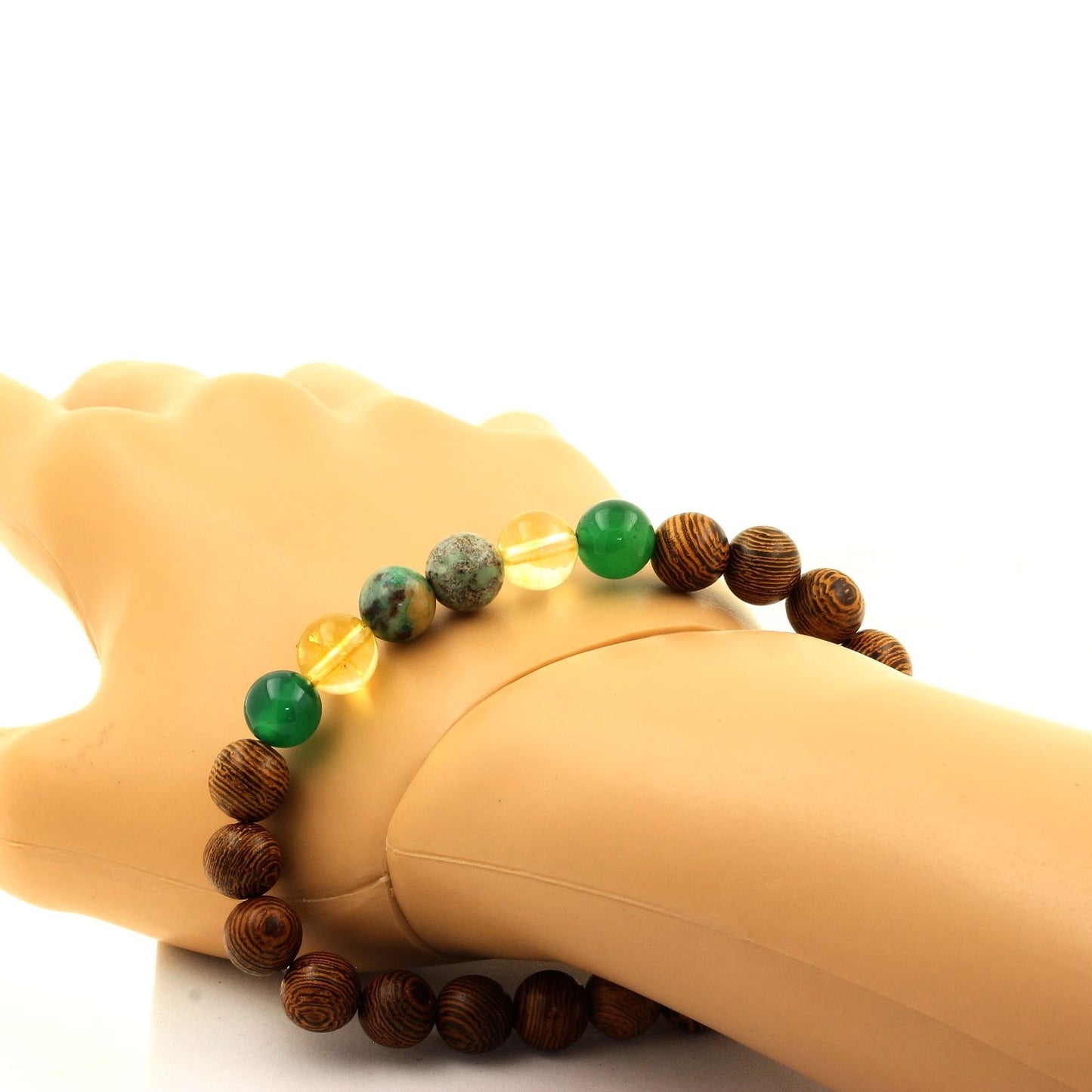 Gemstone Bracelet "Forest Sunrise"