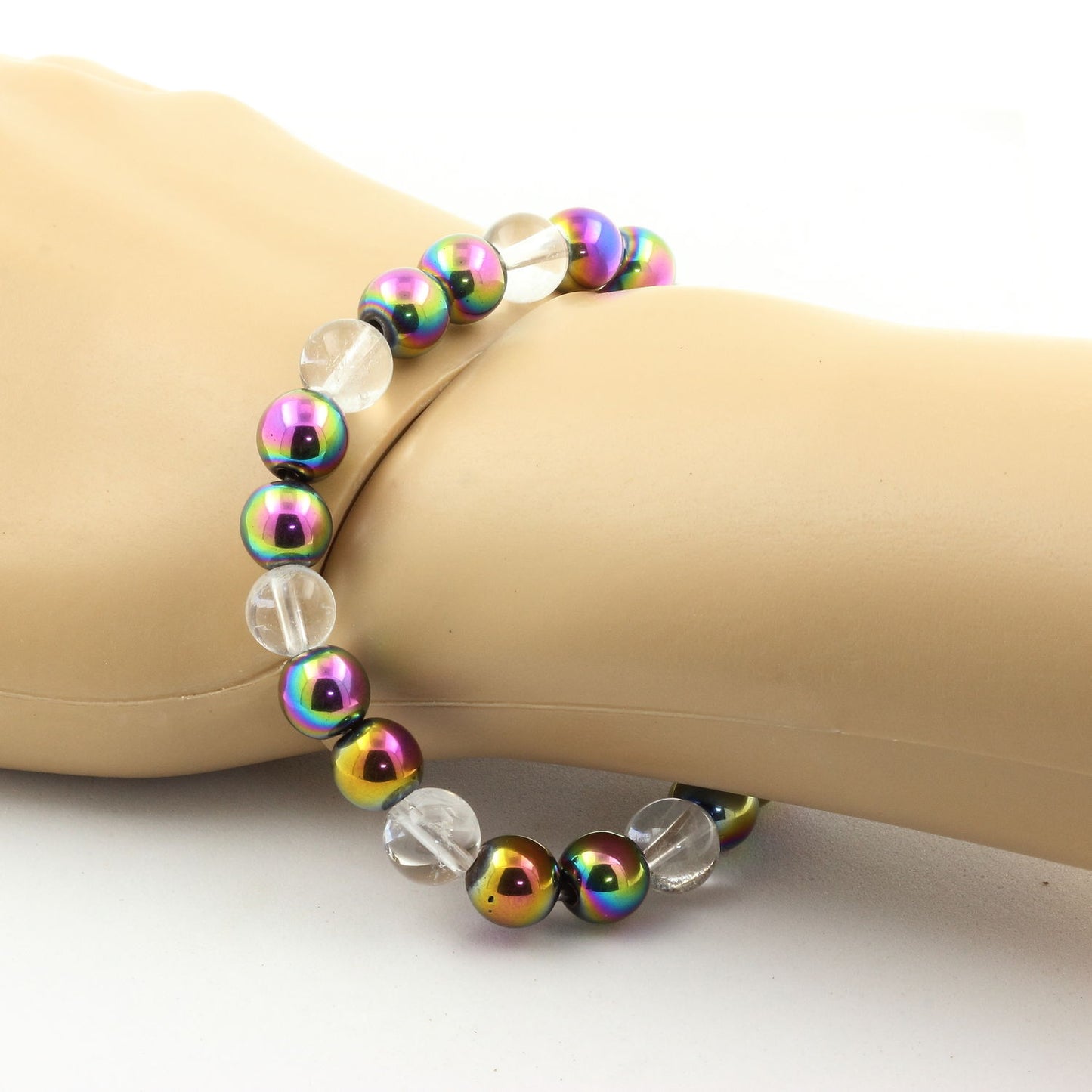 Gemstone Bracelet "Rainbow Clarity"