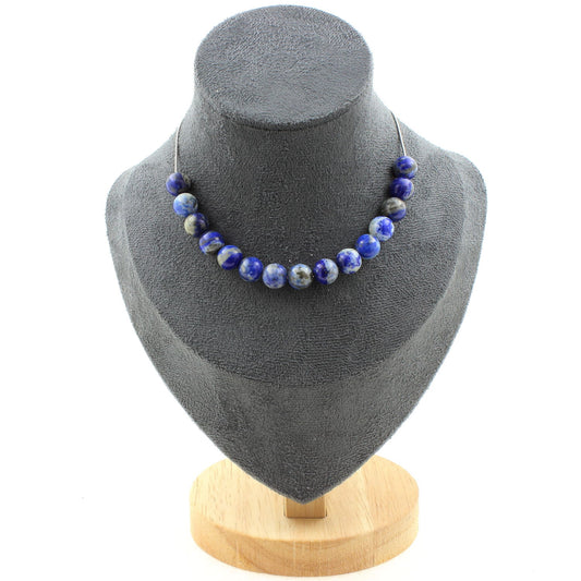 Royal Wisdom Necklace – Lapis Lazuli Elegance