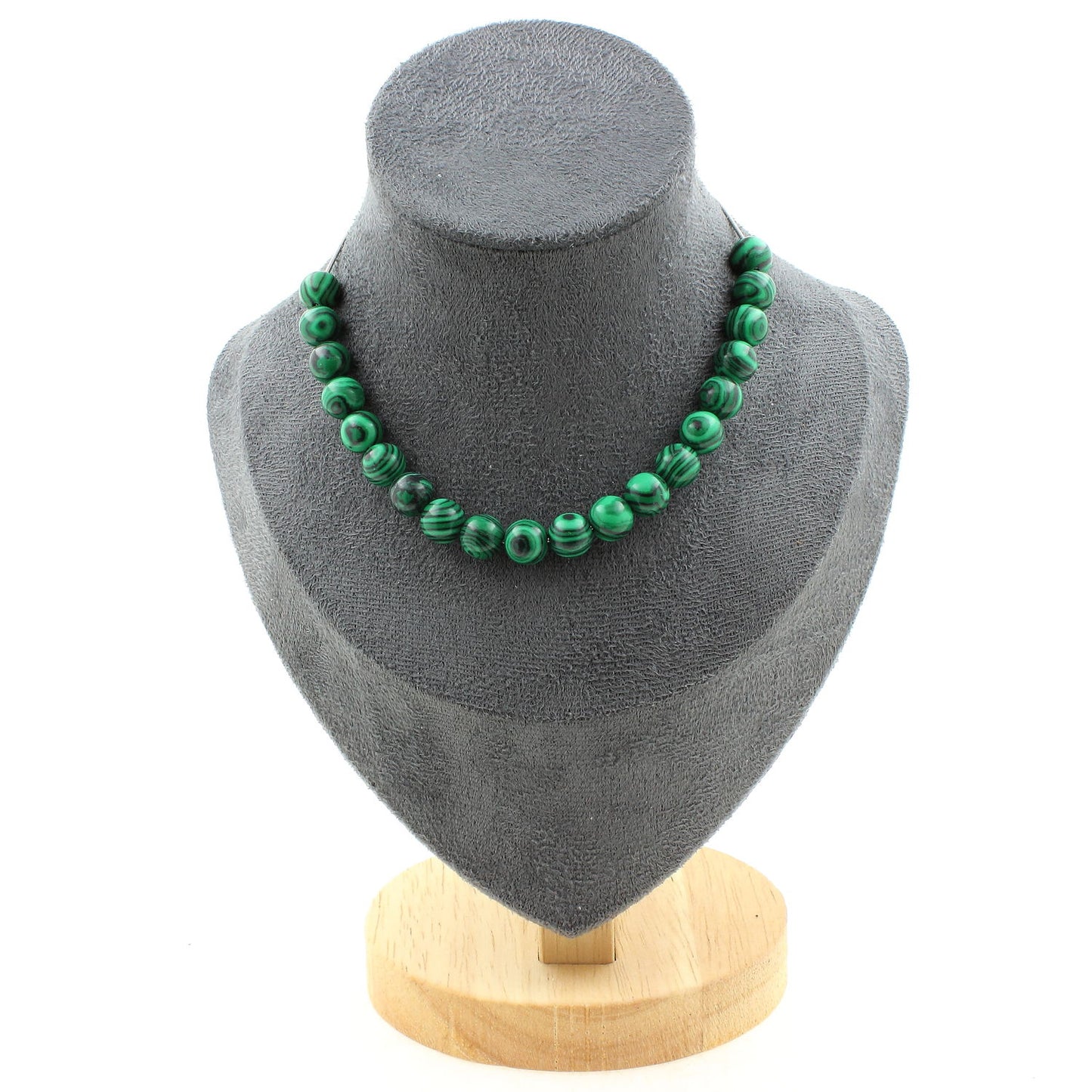 Malachite Beaded Necklace – Strength & Transformation