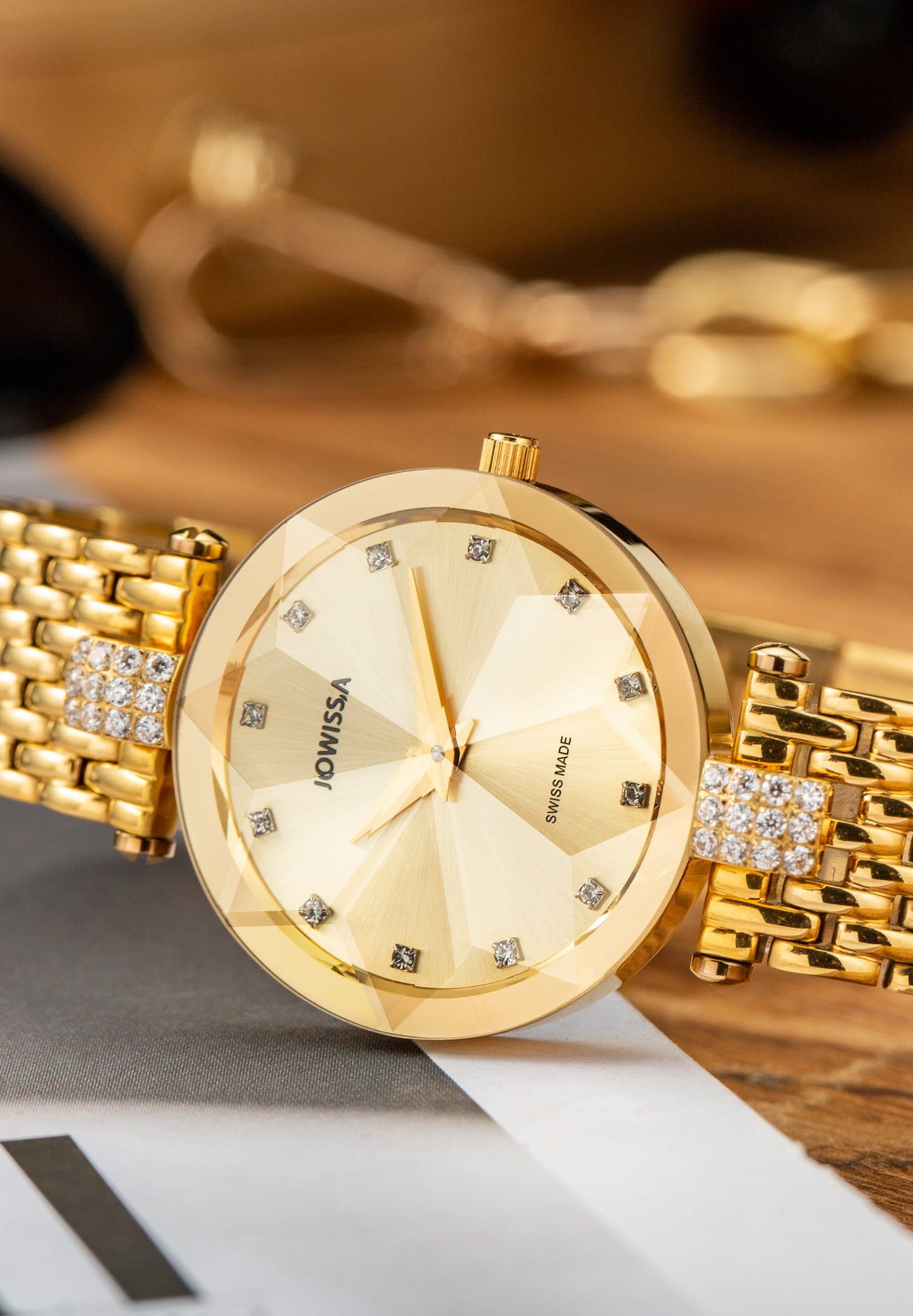 Swiss Ladies Watch "Golden Sun"